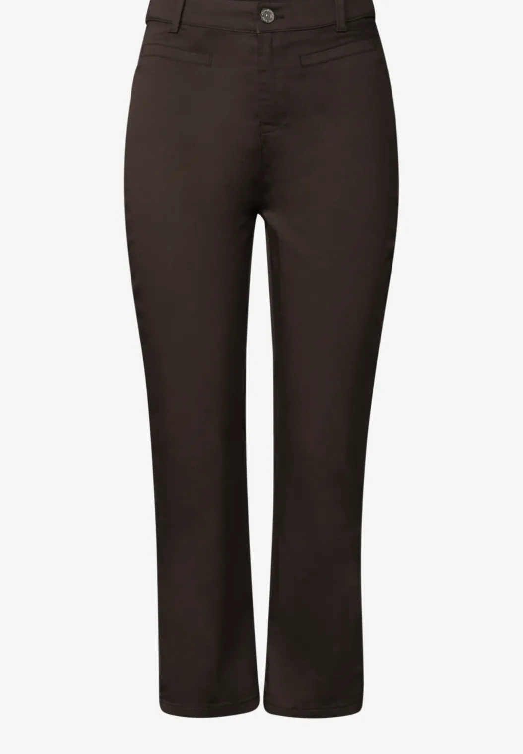 3/4 broek met flared pijpen in casual pasvorm