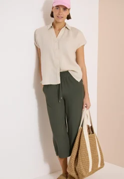 3/4 broek met wijde pijpen in Loose Fit