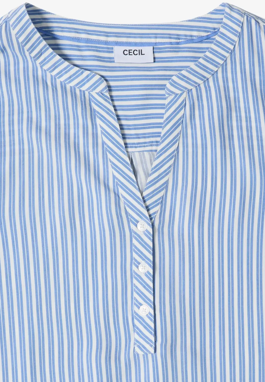 3/4 mouw blouse met gestreept patroon