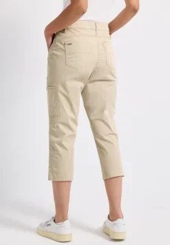 3/4 satijnen broek met zakken