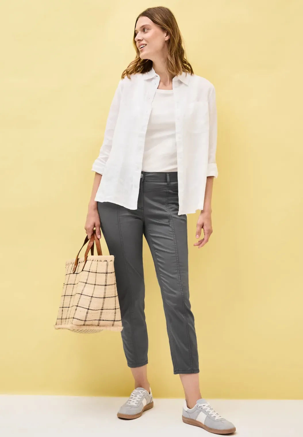 7/8 straight legs broek