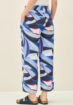 7/8 twill broek met structuur