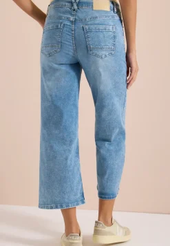 7/8 Wide Leg jeans in Slim Fit