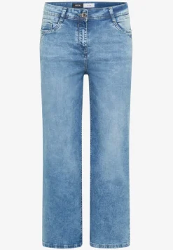 7/8 Wide Leg jeans in Slim Fit
