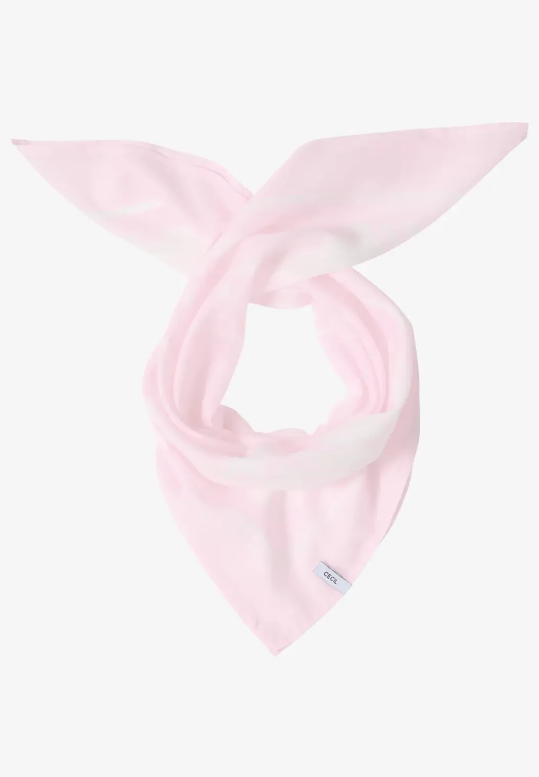 Bandana met print en tekst