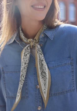 Bandana met ruitvormige print