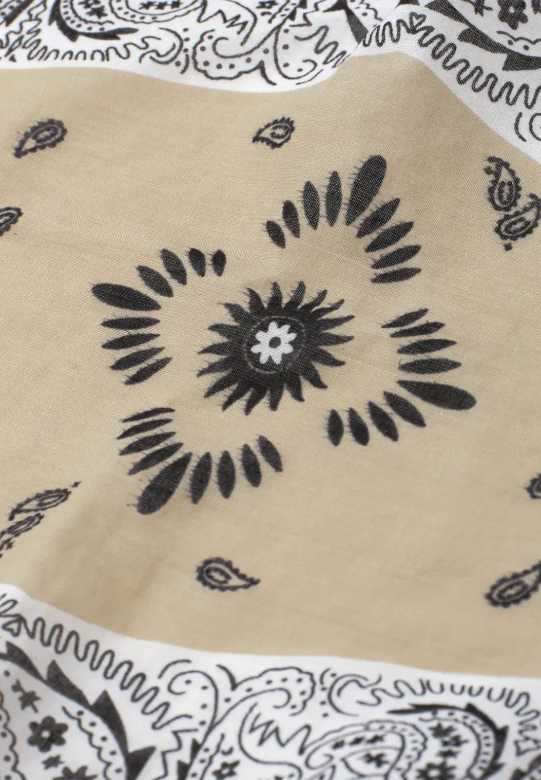 Bandana met ruitvormige print