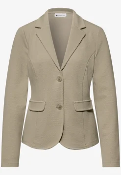 Basic blazer met reverskraag