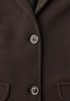 Basic blazer met reverskraag