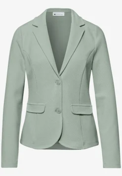 Basic blazer met reverskraag