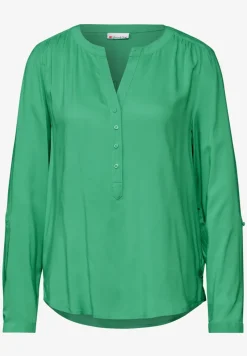 Basic blouse in effen kleur