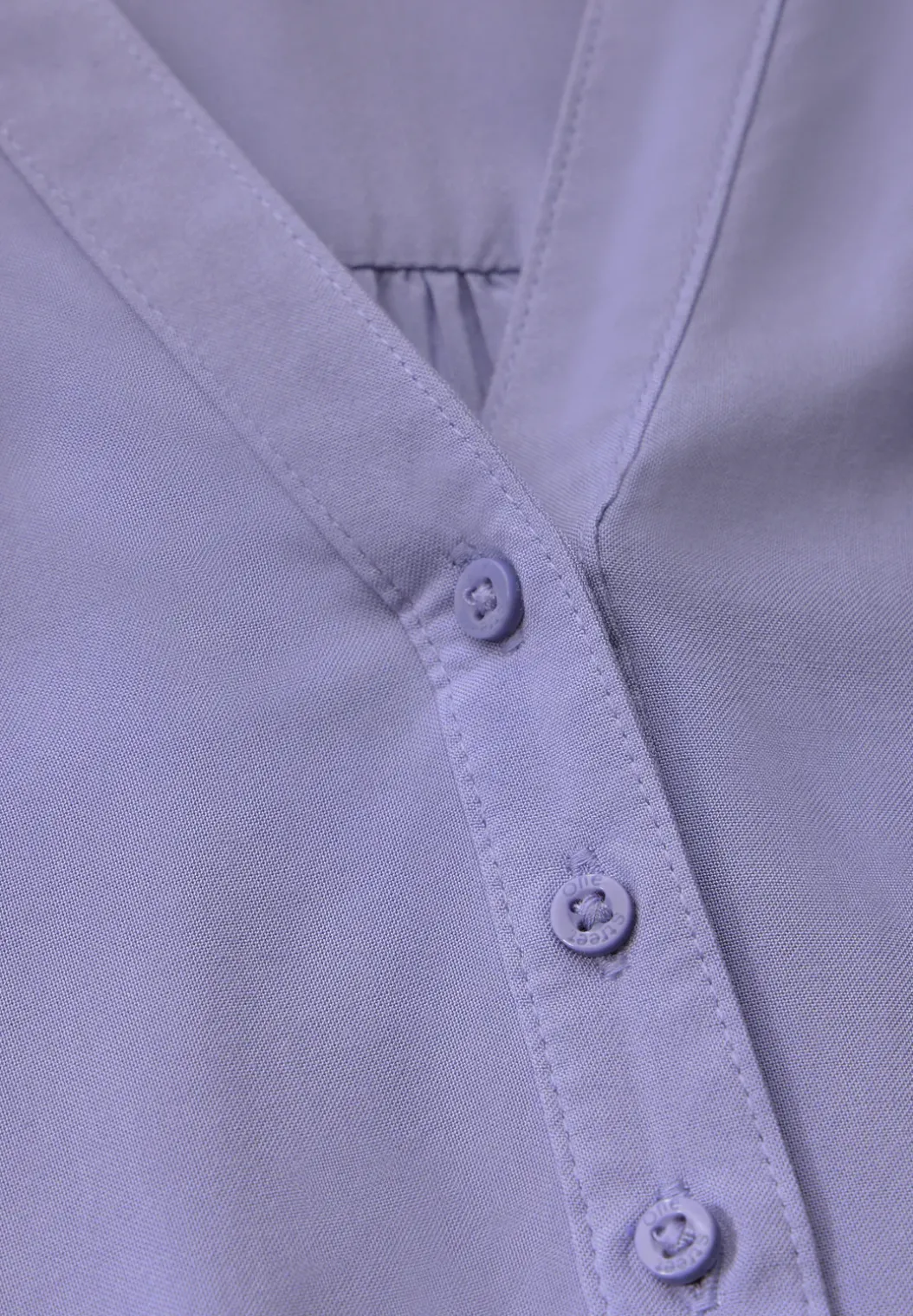 Basic blouse in effen kleur