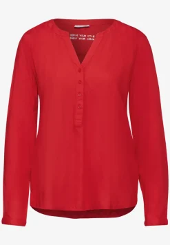Basic blouse in effen kleur
