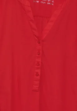 Basic blouse in effen kleur