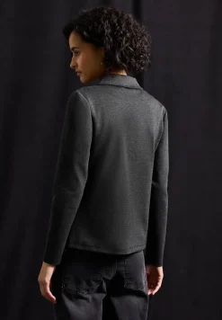 Basic piqué blazer