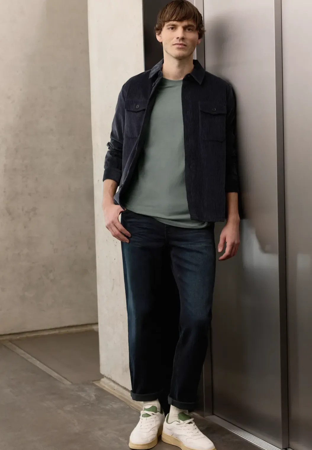Basic Shirt in effen kleur