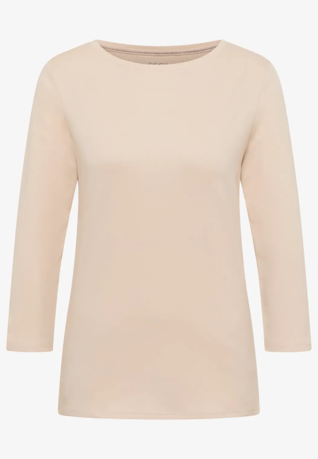 Basic shirt in effen kleur