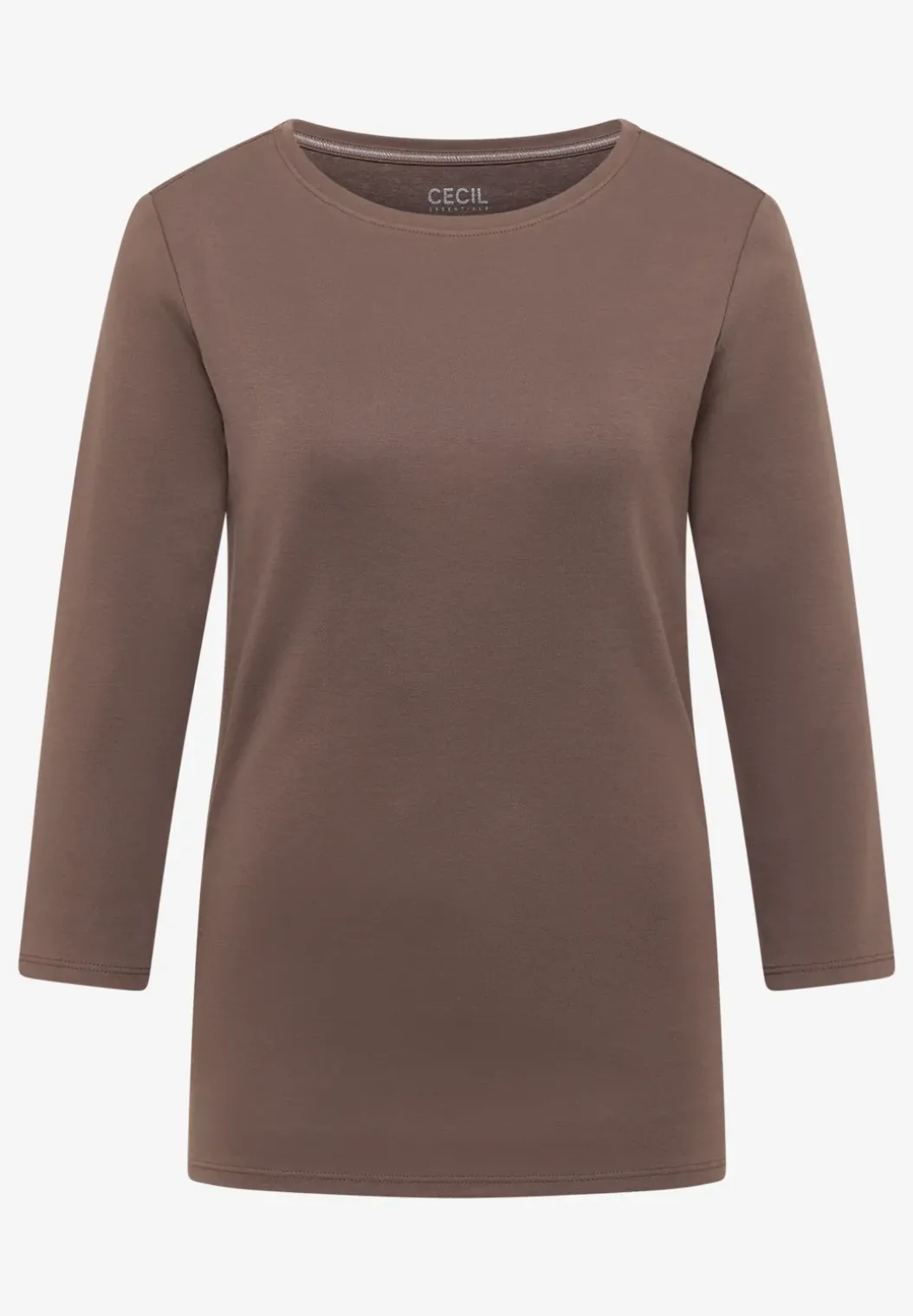 Basic shirt in effen kleur
