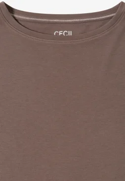 Basic shirt in effen kleur