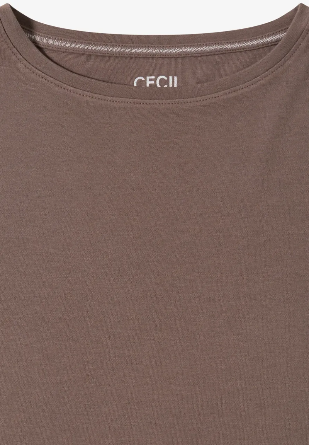 Basic shirt in effen kleur
