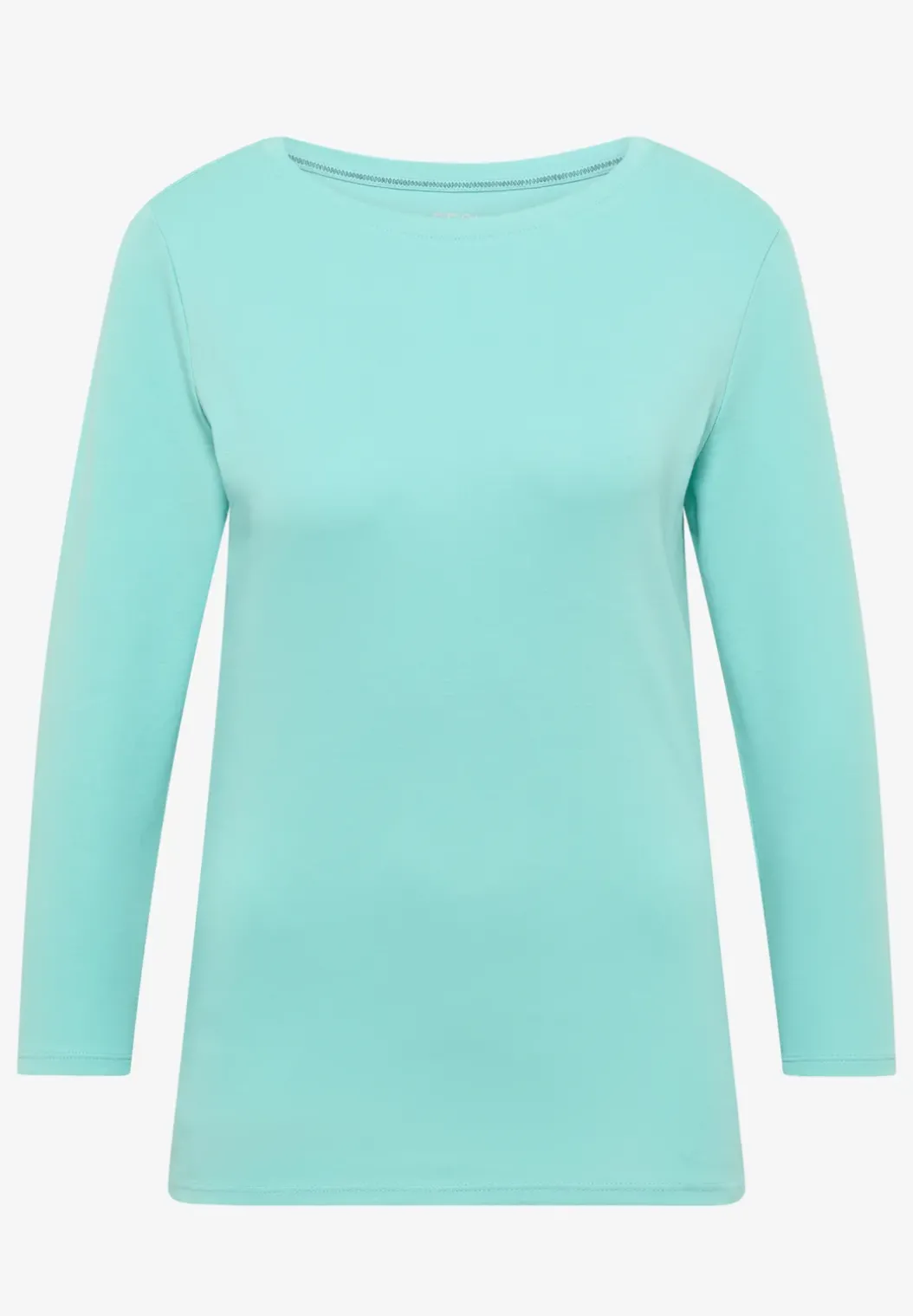 Basic shirt in effen kleur