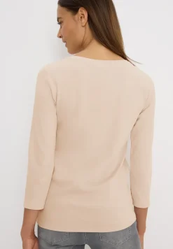 Basic shirt in effen kleur