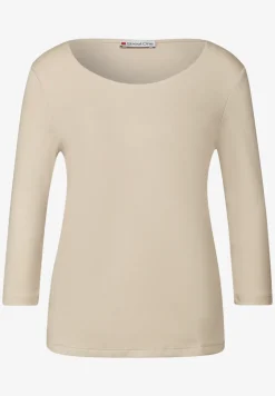 Basic Shirt met 3/4 mouwen