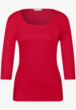 Basic Shirt met 3/4 mouwen