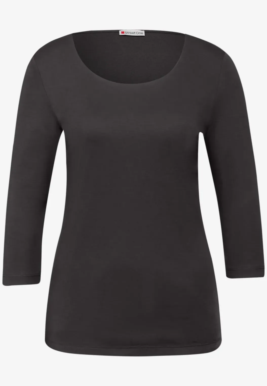 Basic Shirt met 3/4 mouwen