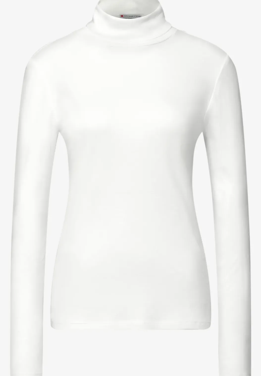 Basic shirt met coltrui