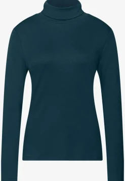 Basic shirt met coltrui