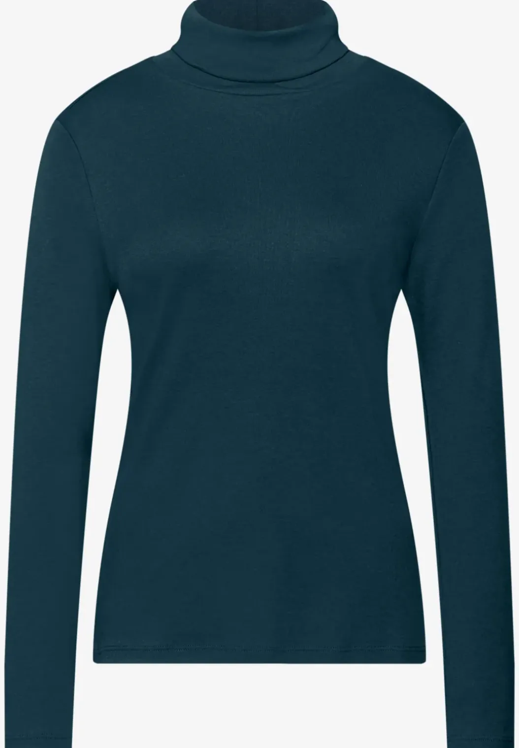 Basic shirt met coltrui