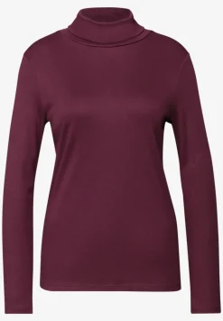 Basic shirt met coltrui