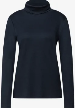 Basic shirt met coltrui