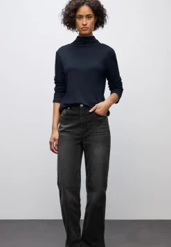 Basic shirt met coltrui