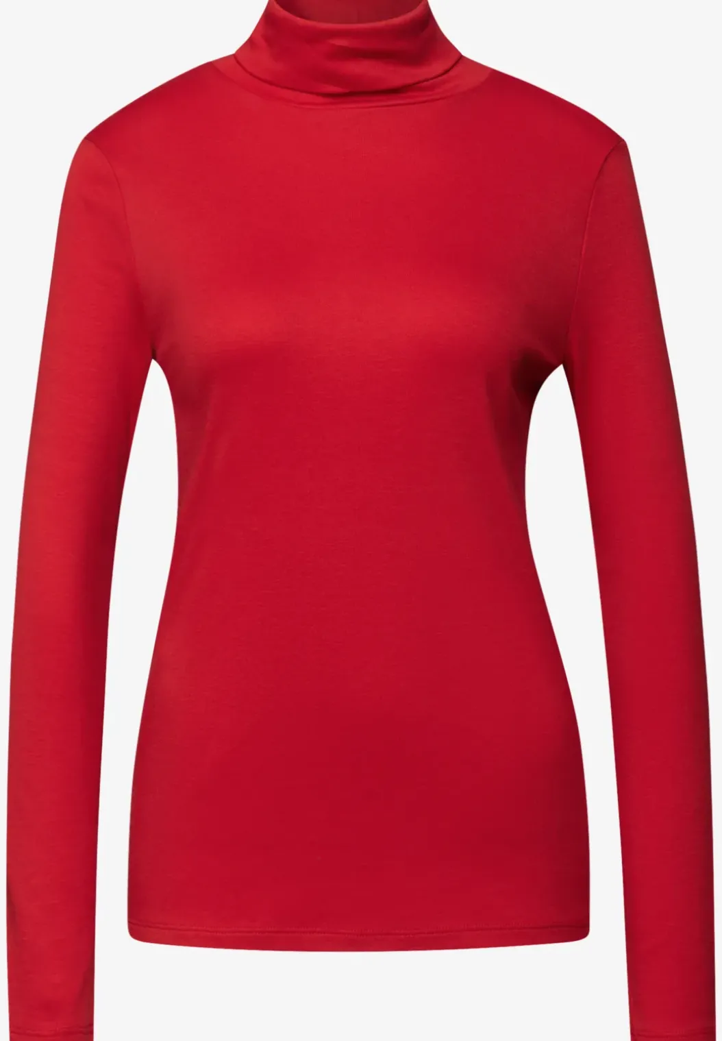 Basic shirt met coltrui