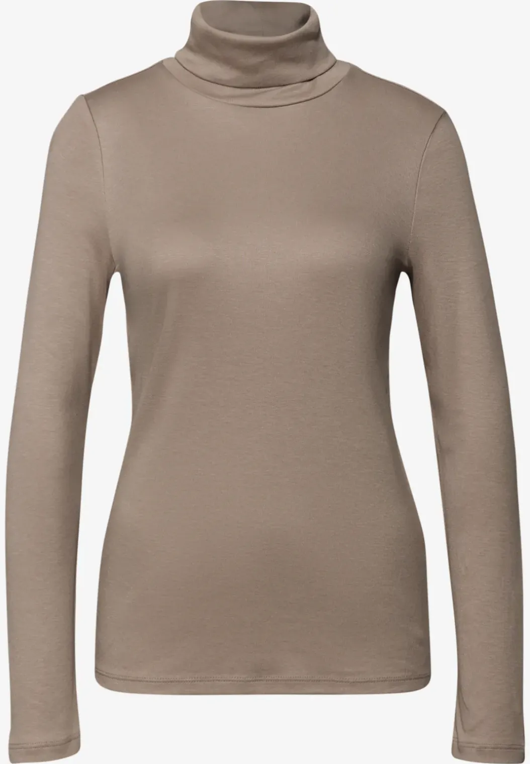 Basic shirt met coltrui