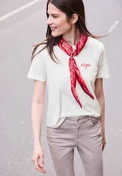 Basic Shirt met gedetailleerde print