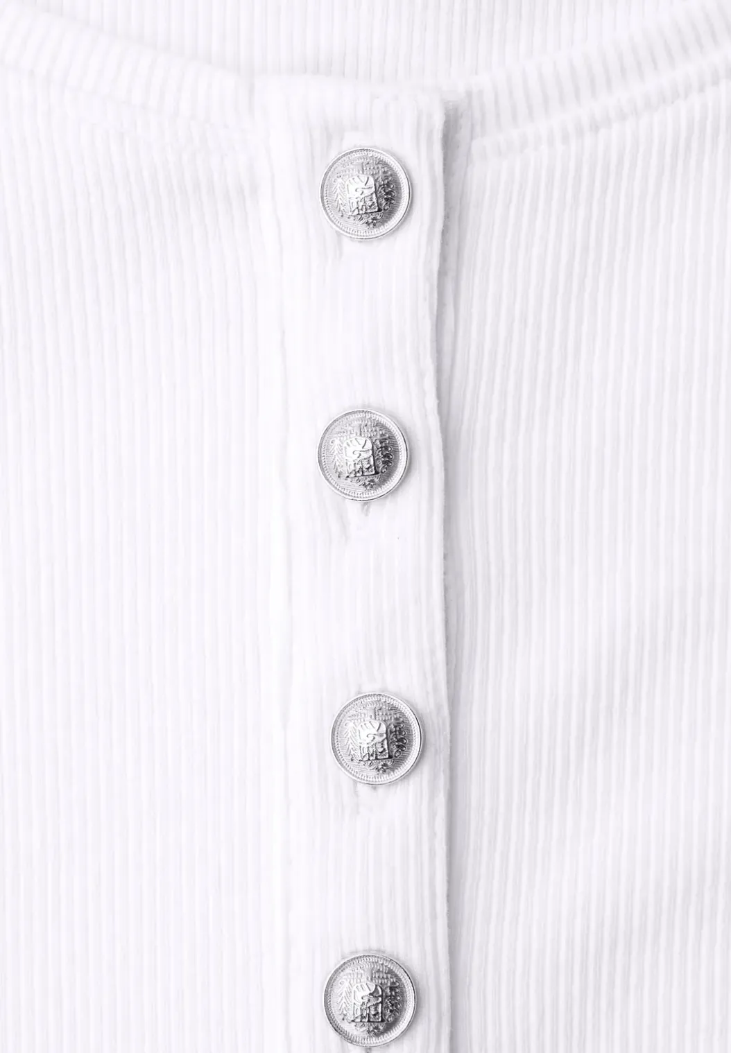 Basic Shirt met geribde textuur