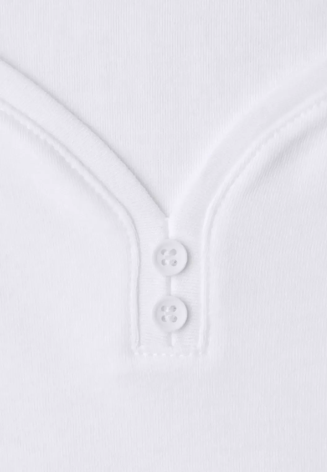 Basic shirt met knoopdetail