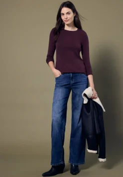 Basic shirt met lange mouwen