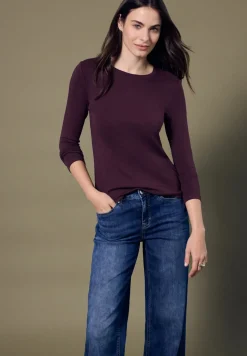 Basic shirt met lange mouwen