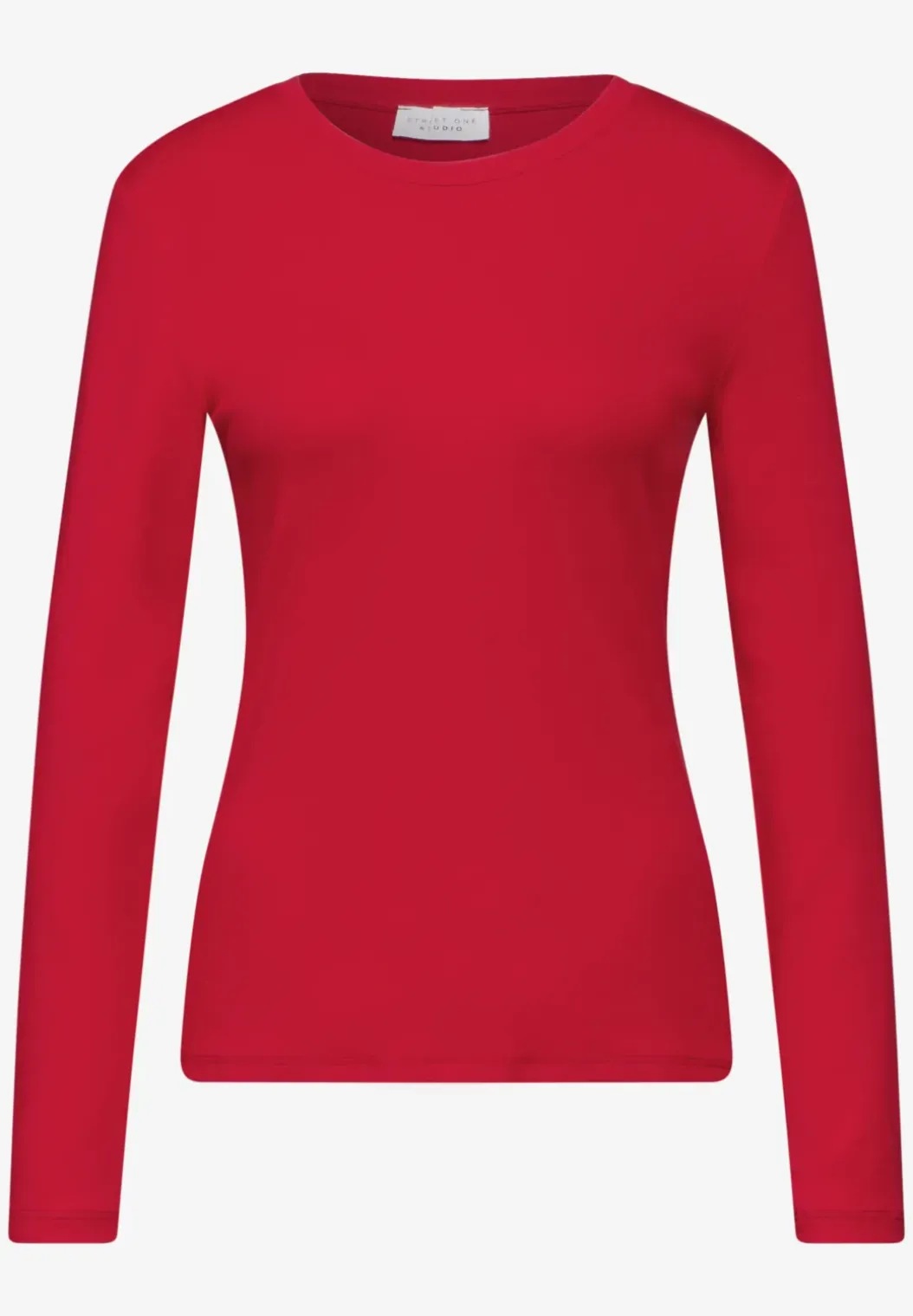 Basic shirt met lange mouwen