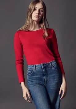 Basic shirt met lange mouwen