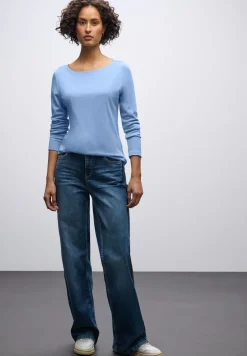 Basic shirt met lange mouwen