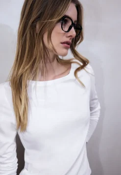 Basic shirt met lange mouwen