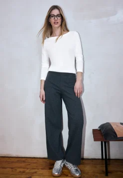 Basic shirt met lange mouwen