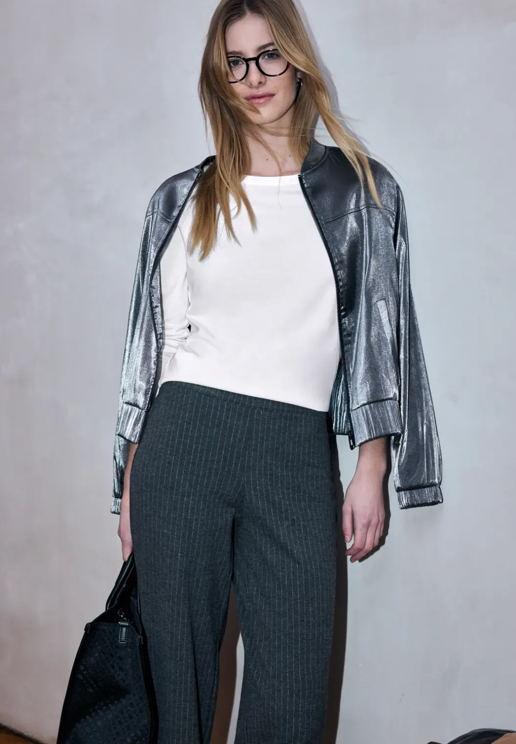Basic shirt met lange mouwen
