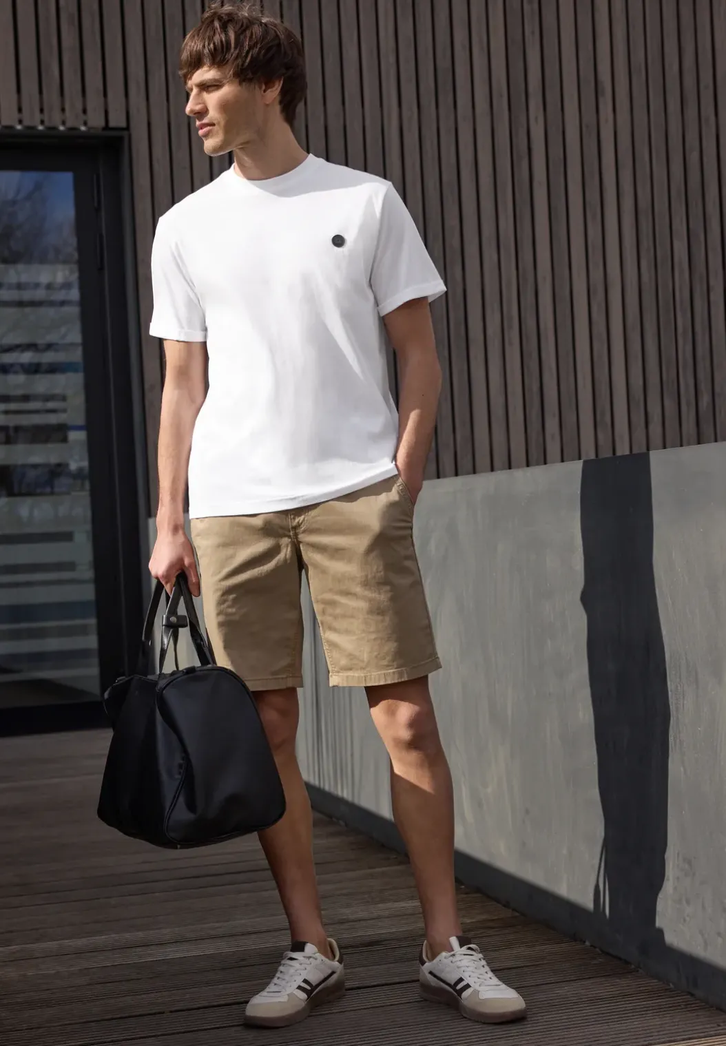 Basic Shirt met omslag