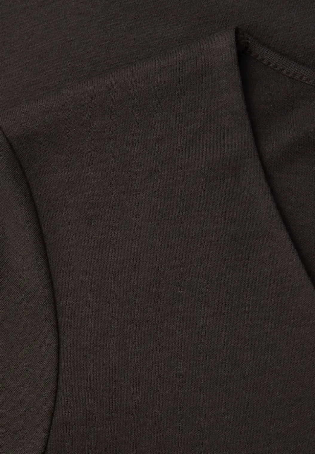 Basic Shirt met ondoorzichtige voorkant